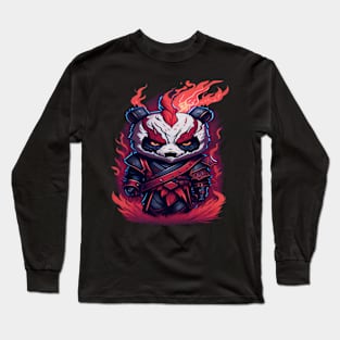 warrior panda Long Sleeve T-Shirt